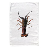 New Zealand Native Crayfish tea towel