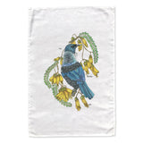 Tui + Kowhai tea towel - doodlewear