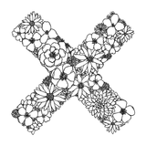 Floral Cross tee - doodlewear