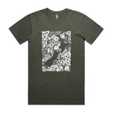 Monochrome Sea of Flowers tee - doodlewear