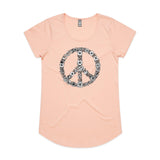 Peace Flora tee - doodlewear