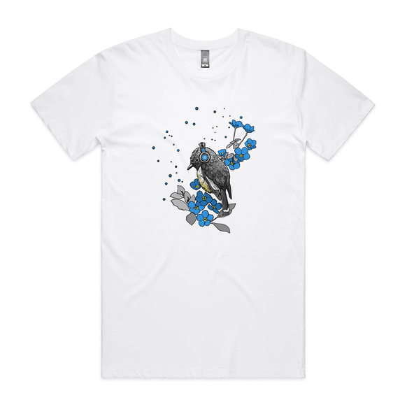 Forget-Me-Not tee - art for a cause - doodlewear