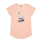 Jemima Skateboard Duck tee - doodlewear