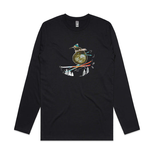 Fly Little Kiwi! Fly! long sleeve t shirt - Limited Edition of 50