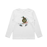 Fly Little Kiwi! Fly! long sleeve t shirt - Limited Edition of 50