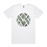 doodlewear Botanical Unite botanical graphic tee AS Colour Mens Staple White by artist Anna Mollekin