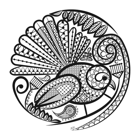 Fantail's Lace artwork by artist Anna Mollekin