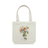 Wild Flowers artwork tote bag